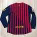 Maillot rétro à manches longues du FC Barcelona 2011/12  domicile - Rouge/Bleu