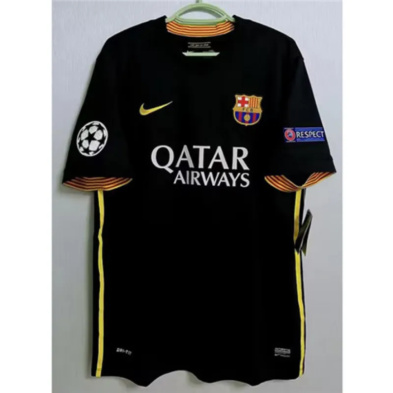 FC Barcelona Retro Drittes Trikot 2013/14 - Schwarz, Nr. 10 Lionel Messi
