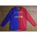 Maillot rétro à manches longues du FC Barcelona 2008/09  domicile - Rouge/Bleu