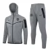 Chaqueta deportiva con capucha del FC Barcelona 2024/25 - Gris