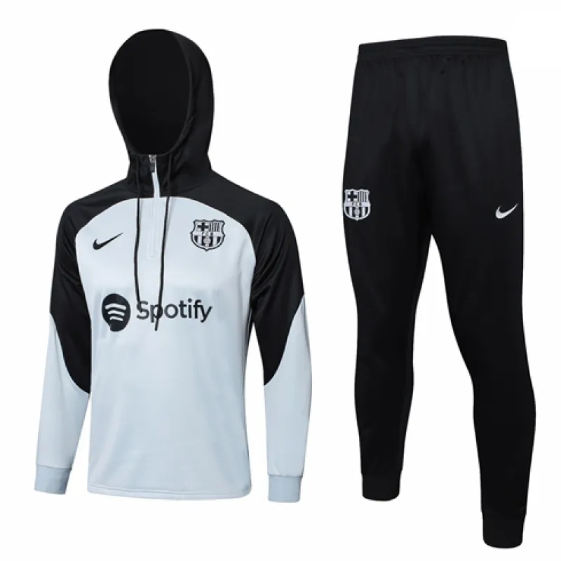 Ropa de deporte con capucha del FC Barcelona 2024/25 - Gris