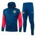 FC Barcelona Hooded Sports Jacket 2024/25 - Blue