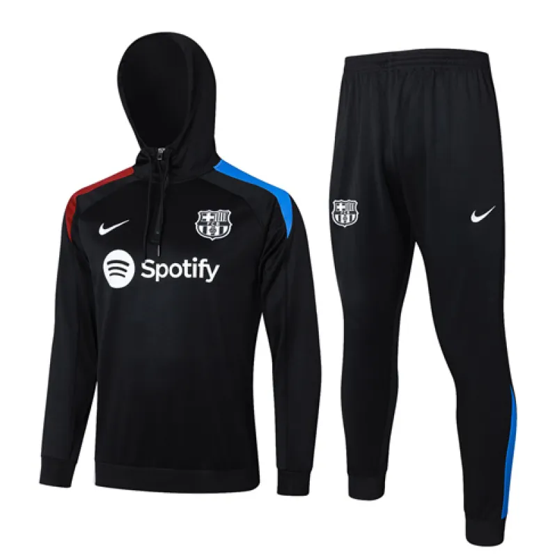 Ropa de deporte con capucha del FC Barcelona 2024/25 - Negro