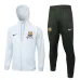 FC Barcelona Hooded Sports Jacket 2024/25 - Light Grey