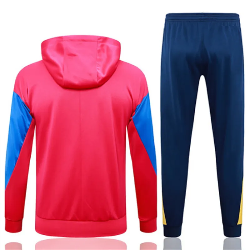 FC Barcelona Hooded Sports Jacket 2024/25 - Red