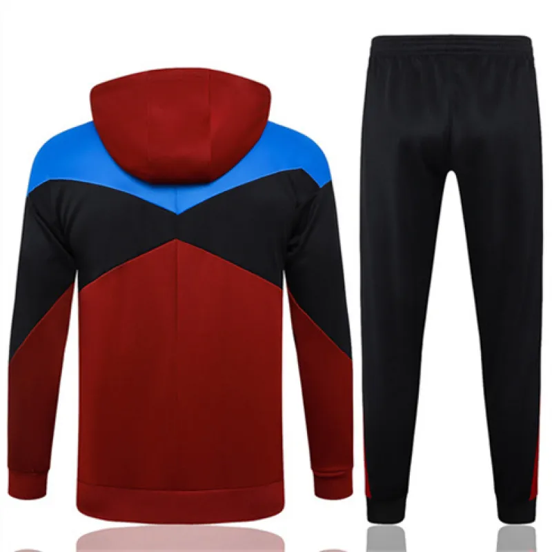 FC Barcelona Hooded Sports Jacket 2024/25 - Red