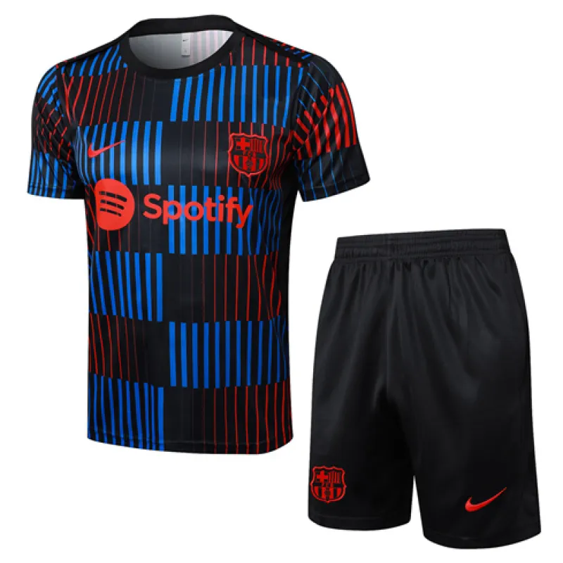 FC Barcelona Trainingstrikot + Shorts 2024/25 - Schwarz