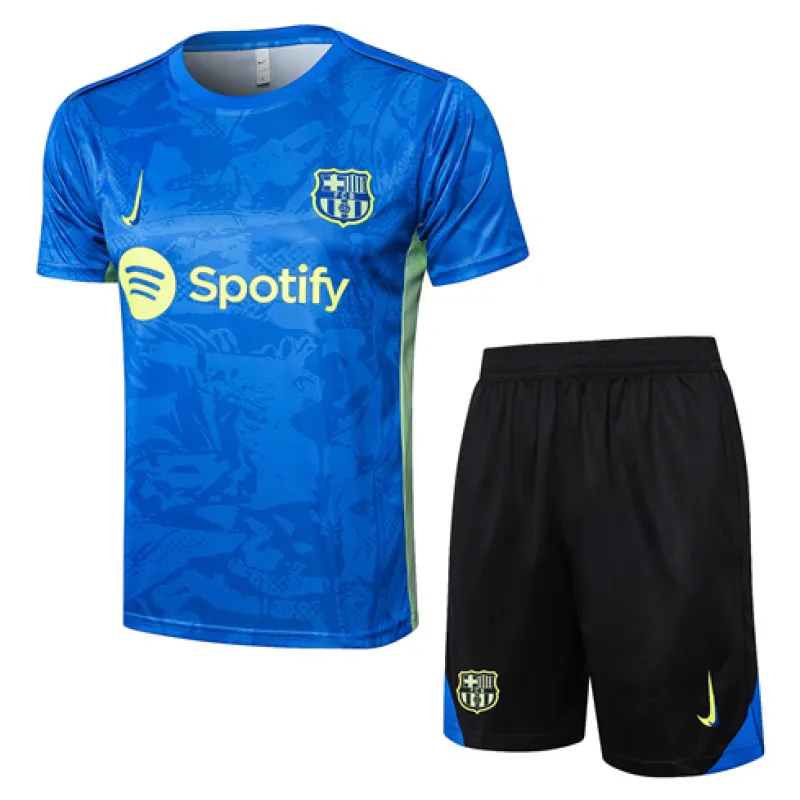 FC Barcelona Trainingstrikot + Shorts 2024/25 - Blau