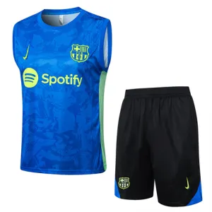 Ensemble short et gilet du FC Barcelona 2024/25 - Bleu