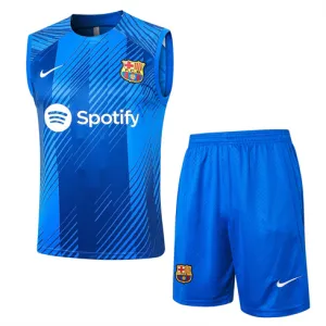Ensemble short et gilet du FC Barcelona 2024/25 - Bleu