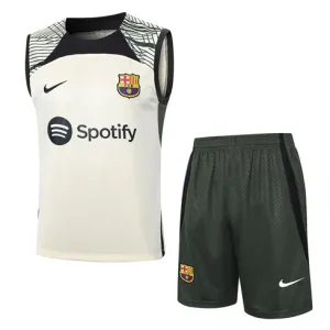 Ensemble de short et gilet du FC Barcelona 2024/25 - Abricot