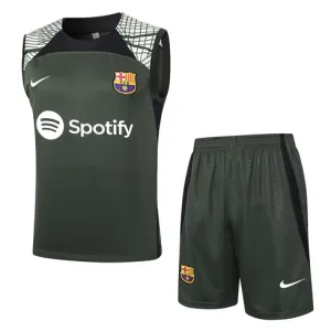 Ensemble de short et gilet du FC Barcelona 2024/25 - Vert