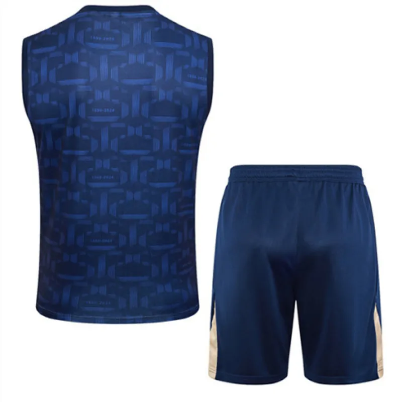 Ensemble short et gilet du FC Barcelona 2024/25 - Bleu