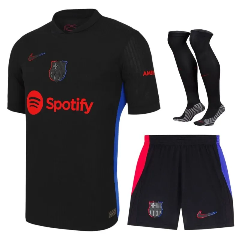 Ensemble de maillot pour enfants de FC Barcelona pour les matchs à l'extérieur 2024-25 - Noir