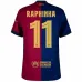 FC Barcelona RAPHINHA 2024/25 Home Jersey with New Sponsor - Red/Blue