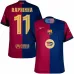 FC Barcelona RAPHINHA 2024/25 Home Jersey with New Sponsor - Red/Blue