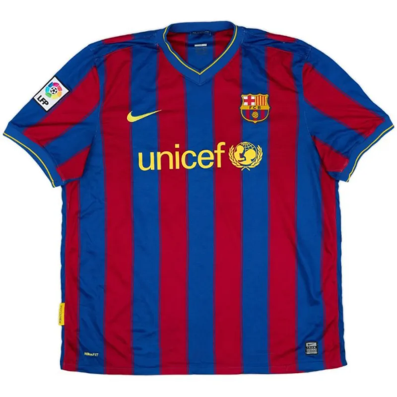 Messi Barcelona Retro Jersey 2009/10 Home - Red/Blue