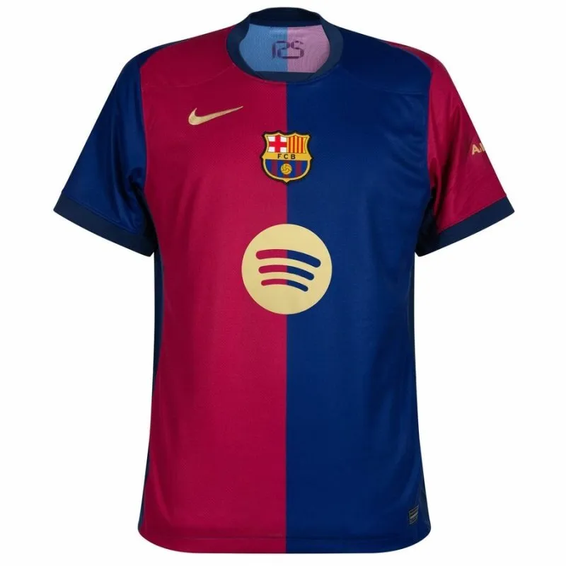 FC Barcelona RAPHINHA Kids' Home Jersey 2024/25 with New Sponsor - Red/Blue