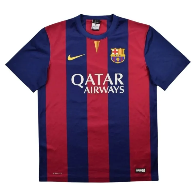 Messi Barcelona Retro Jersey 2014/15 Home - Red/Blue