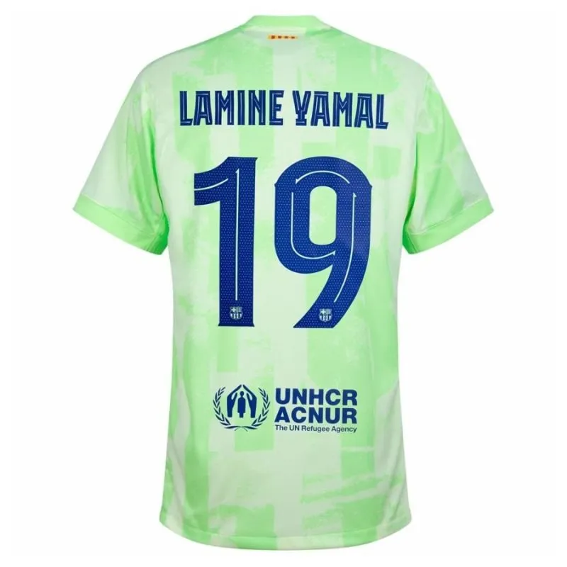 FC Barcelona LAMING YAMAL 2024/25 Third Kids' Jersey - Green
