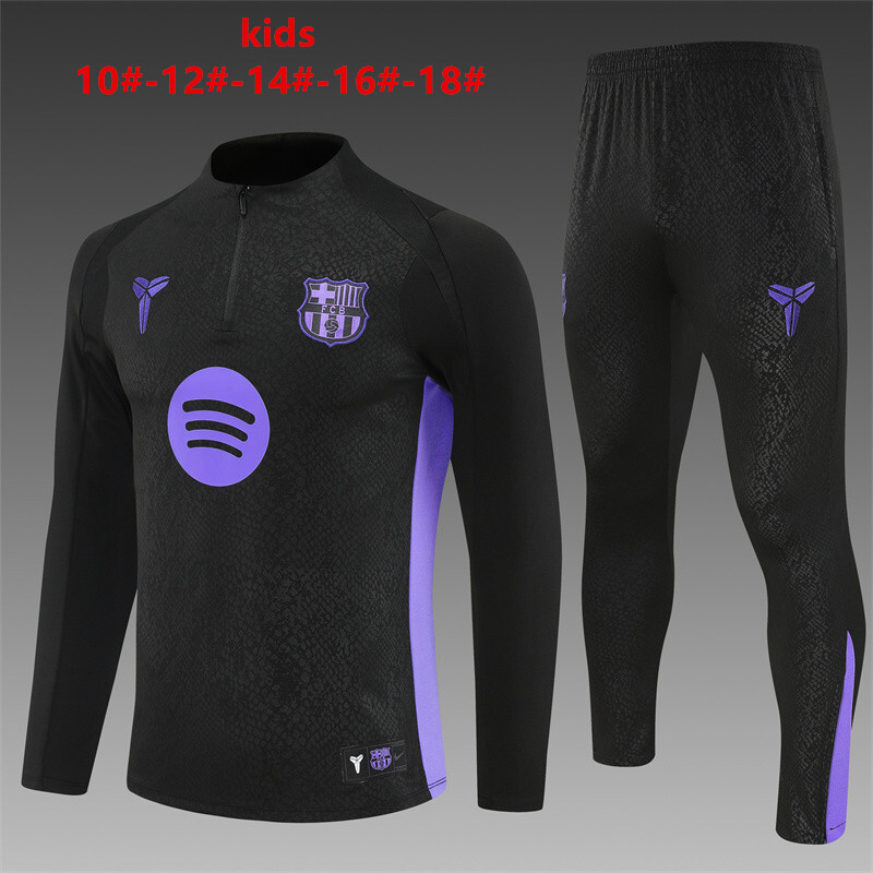 Barcelona 2025/26 Kids Sports Set black