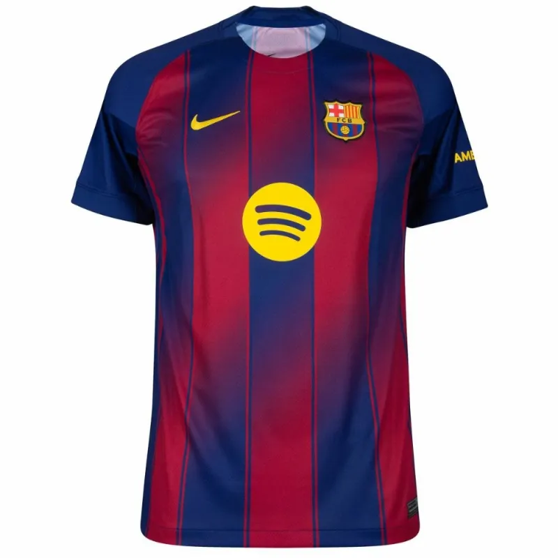 Yamal Maillot domicile enfant du Barcelone 2025/26 - Rouge/Bleu