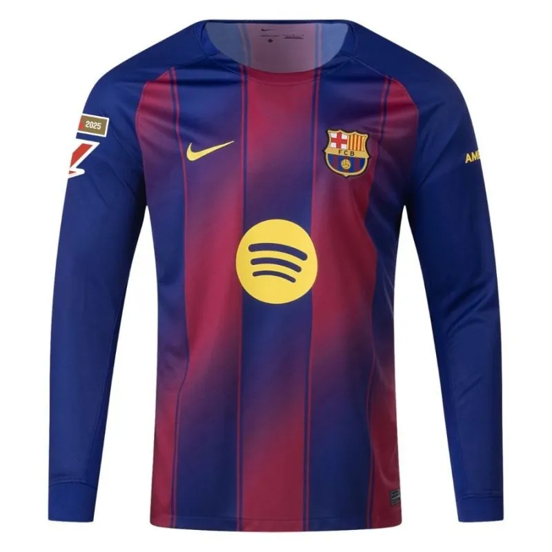 Barcelona Home Long Sleeve Jersey 2025/26 LEWANDOWSKI