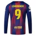 Barcelona Home Long Sleeve Jersey UCL 2025/26 LEWANDOWSKI