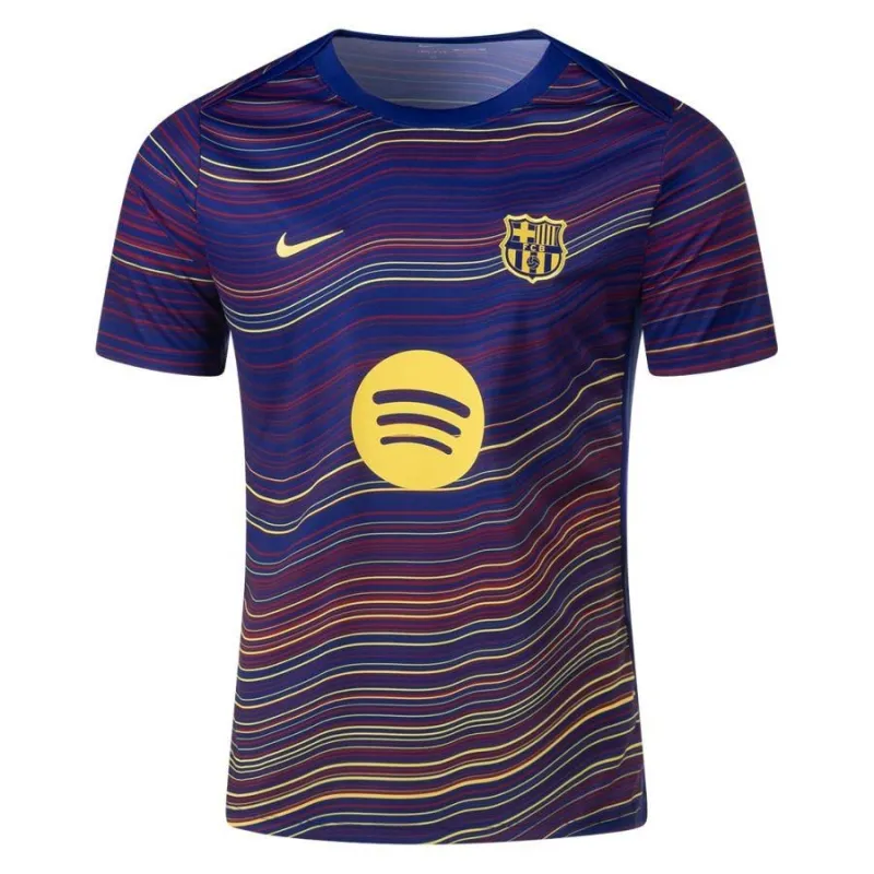 Maglia di pre-partita del Barcellona 2025/26 - Blu