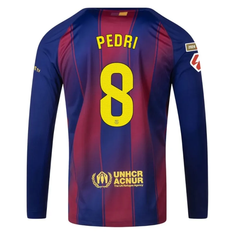 Barcelona Home Long Sleeve Jersey 2025/26 PEDRI