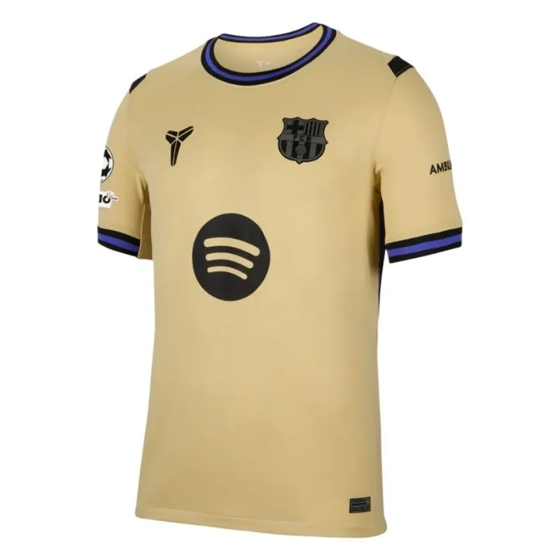 Ensemble de maillot extérieur enfant RASHFORD UCL du FC Barcelone 2025/26 - Beige
