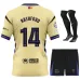 Ensemble de maillot extérieur enfant RASHFORD UCL du FC Barcelone 2025/26 - Beige