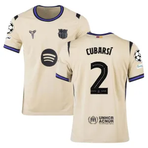 Barcelona CUBARSI UCL 2025/26 Away Jersey