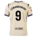 Barcelona LEWANDOWSKI 2025/26 Camiseta Visitante Infantil - Beige