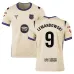 Barcelona LEWANDOWSKI 2025/26 Camiseta Visitante Infantil - Beige