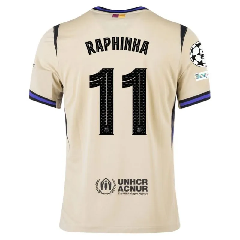 Maglia Barcellona Trasferta UCL 2025/26 RAPHINHA 