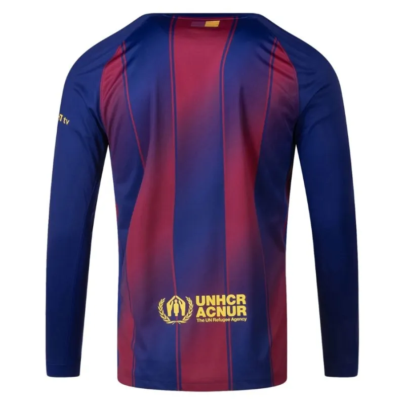 Maillot Domicile Barcelone Manches Longues 2025/26