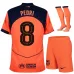Barcelona PEDRI 2025/26 Third Kids Kit Jersey - Orange