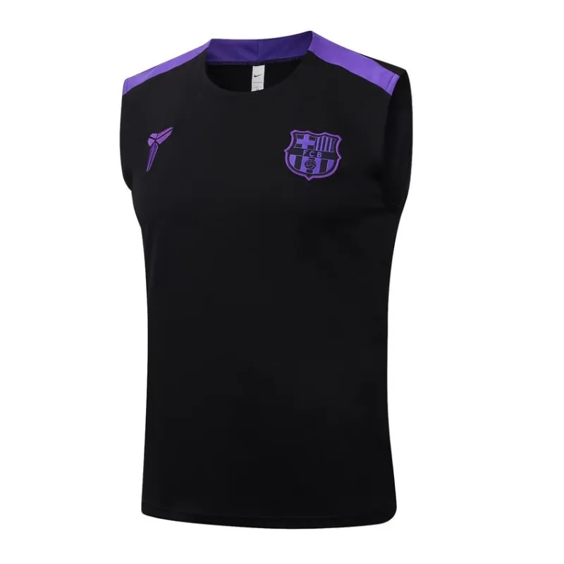 Set pantaloncini e canotta Barcelona 2025/26 nero viola