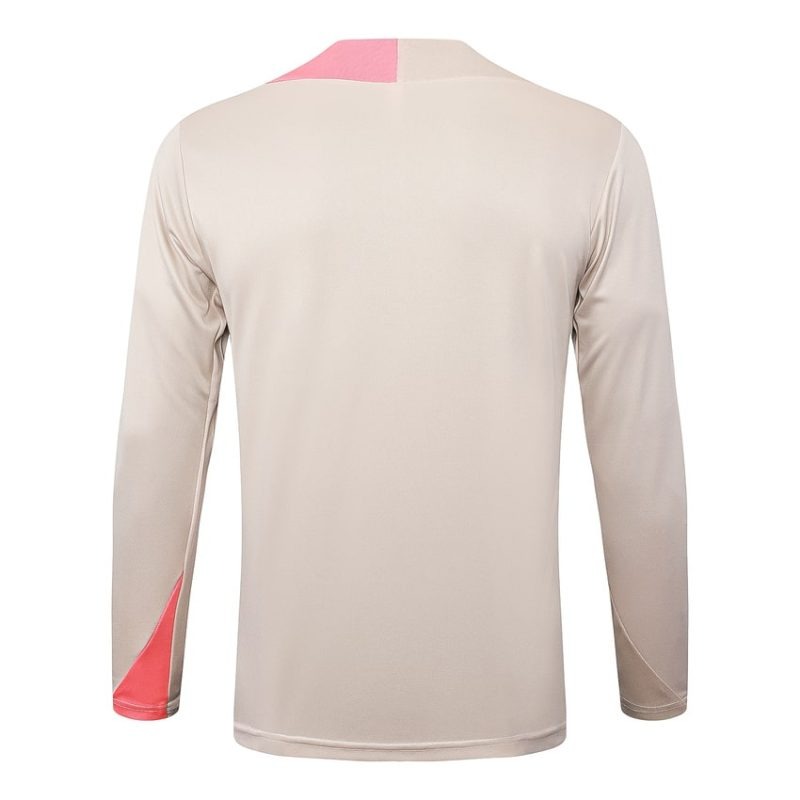 Barcelona 2025/26 Tracksuit - Beige/Pink