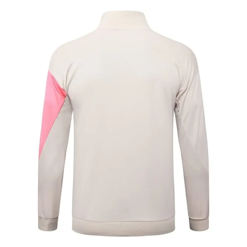 Barcelona 2025/26 Sports Jacket - Beige/Pink