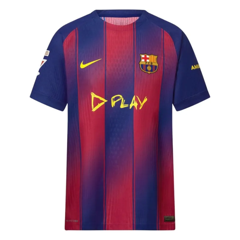Barcelona X Ed Sheeran 2025/26 Home Collaboration Jersey - Red/Blue