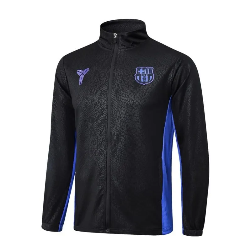 Barcelona 2025/26 Sports Jacket - Black/Blue