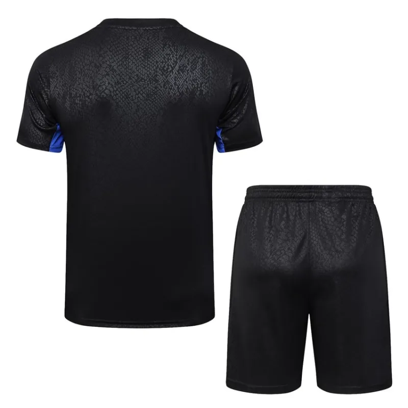 Barcelona 2025/26 Training Jersey + Shorts - Black/Blue