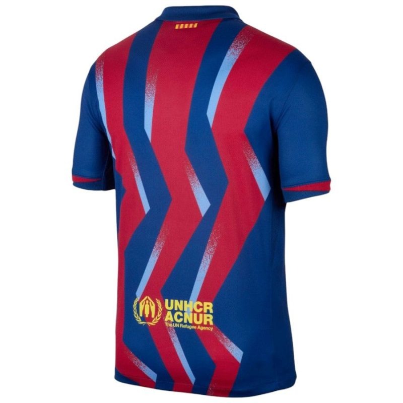 Barcelona 2025/26 Fourth Kids Kit - Blue/Red