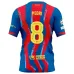 Barcelona PEDRI 2025/26 Fourth Kids Kit Jersey - Blue/Red
