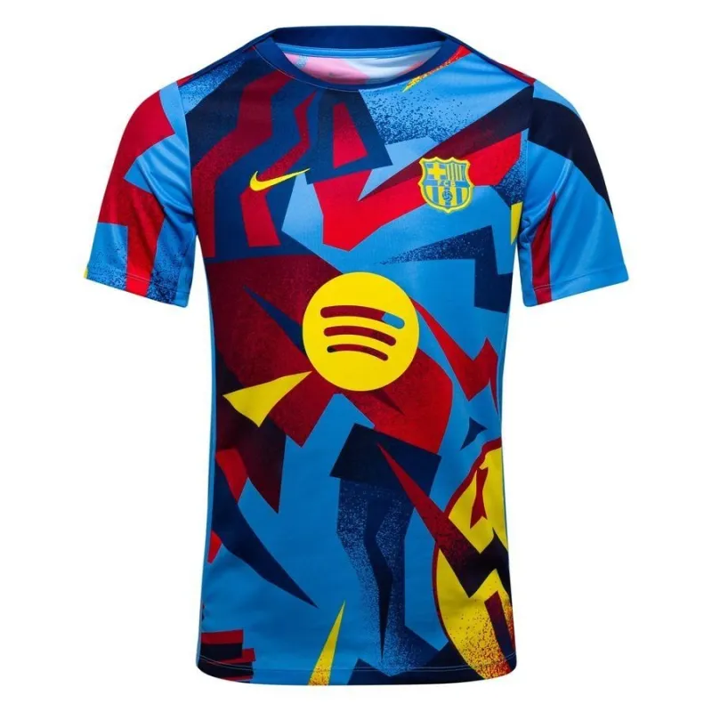 Barcelona Maglia Pre-Partita Quarta Edizione Blu