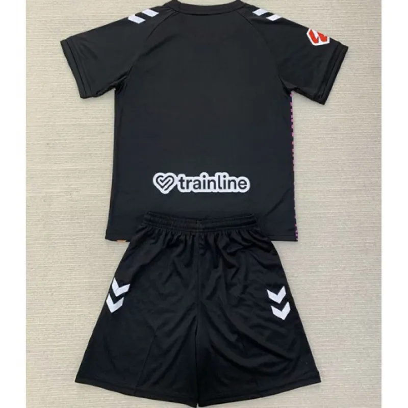 Real Betis Maglia e pantaloncini di portiere per bambini 2024/25 - Nero