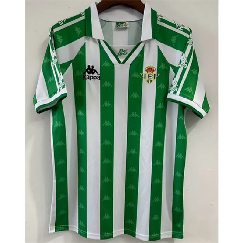 Maglia retro di Real Betis 1996 di casa - Verde/Bianco