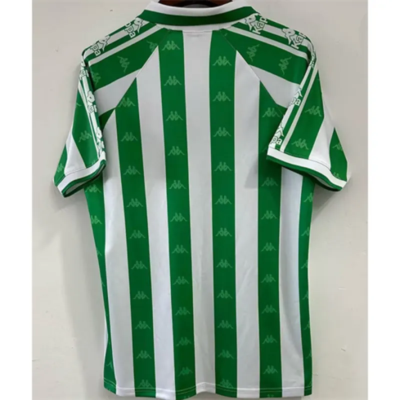 Maglia retro di Real Betis 1996 di casa - Verde/Bianco